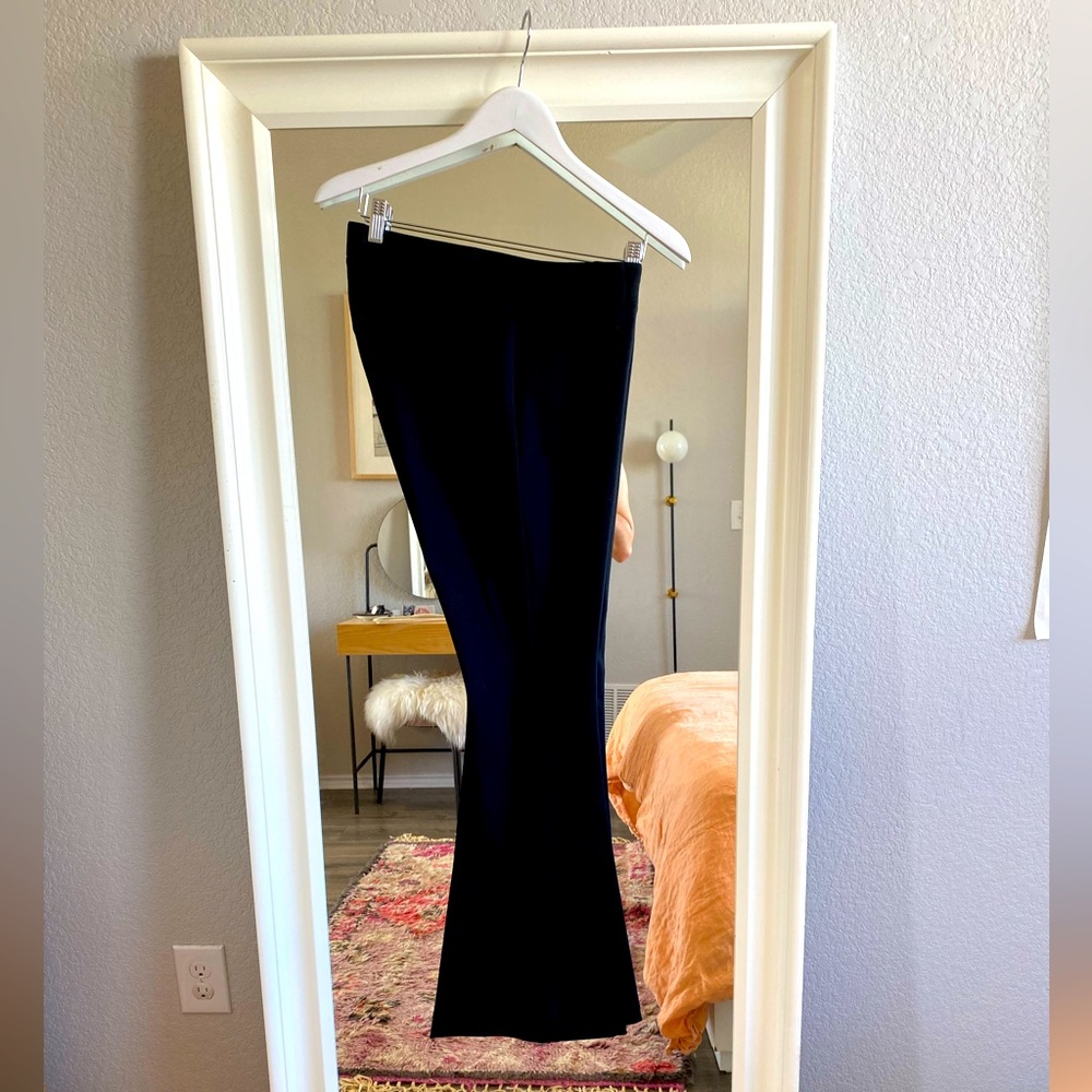 EXPRESS Mid-rise Flare Pant, Sz. M, Black Ponte Fabric